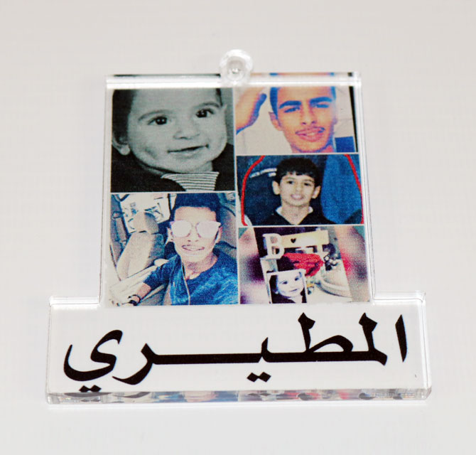 UV Printing Acrylic Keychains Pictures 